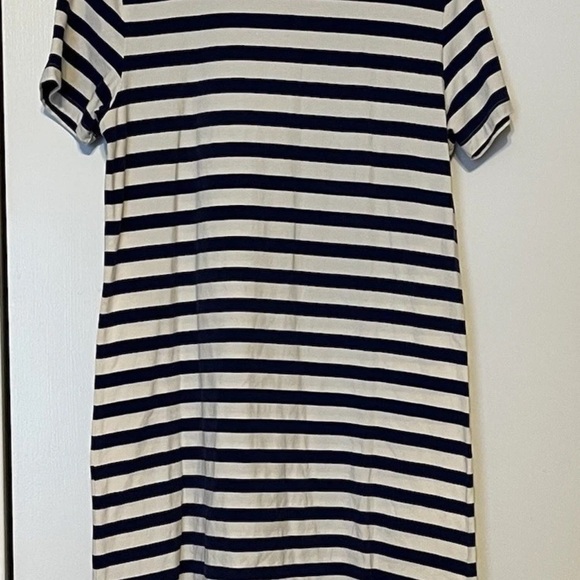 Vineyard Vines Women’s Short Sleeved Navy Striped Dress Medium - Picture 1 of 5